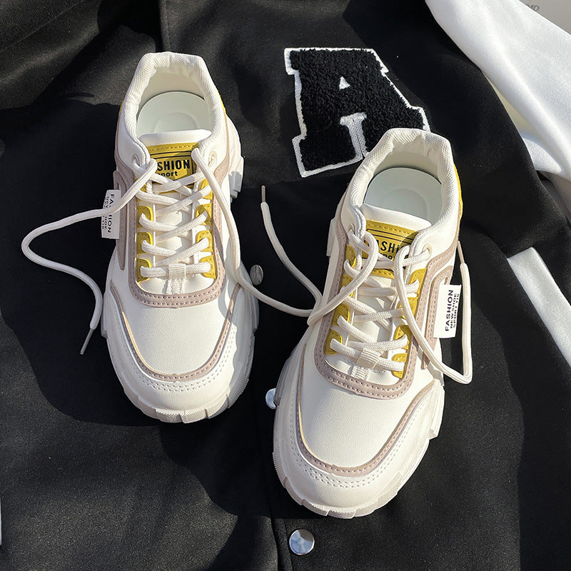 Dame Chunky Sneakers med åndbart overfladestruktur og stødabsorberende sål Stilla
