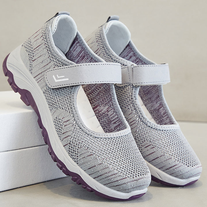 Dame Sportslige Mary Jane Sneakers med åndbart overmateriale Stilla
