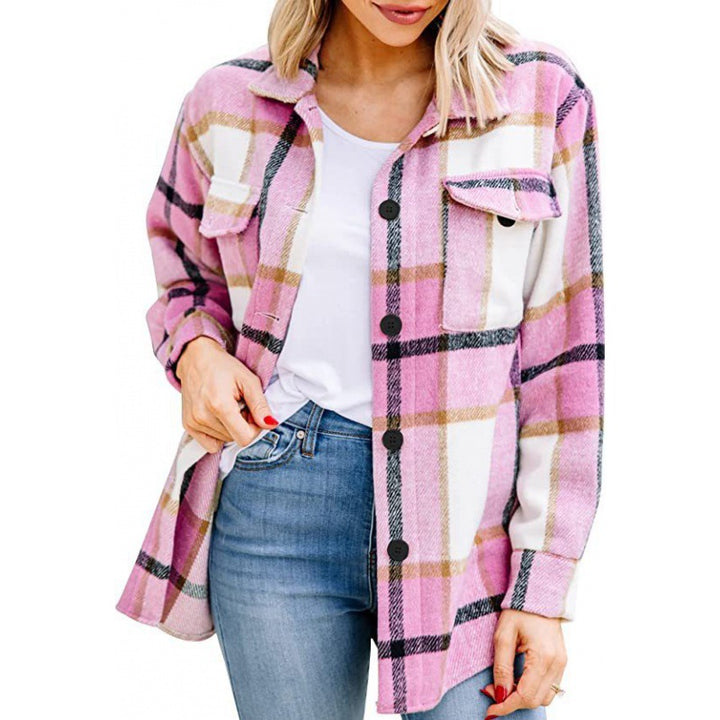 Dame flannel skjorte Stilla