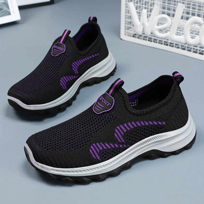 Femme Slip-On Mesh Sport Sneakers med stødabsorberende sål Stilla
