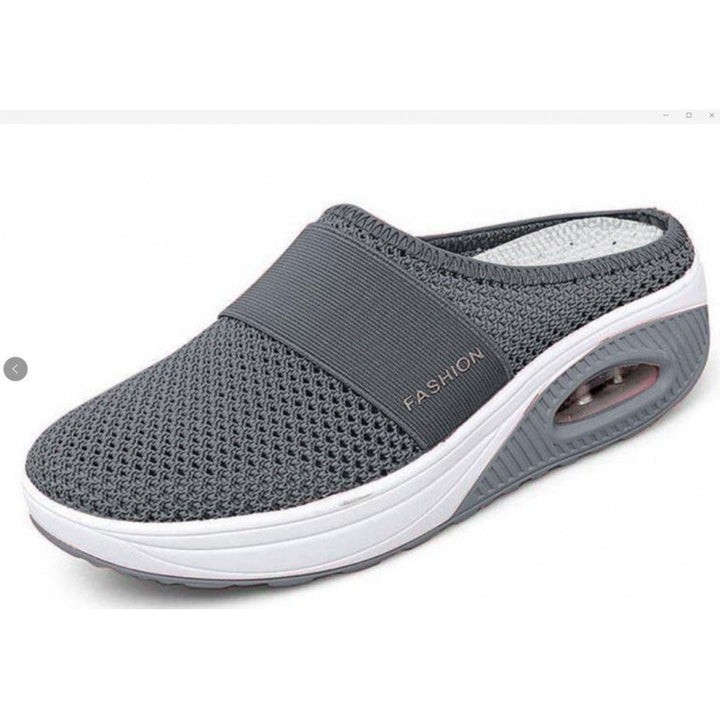 Dame Komfortable Wellness-Sandaler med luftig Mesh-overflade og dæmpende sål Stilla