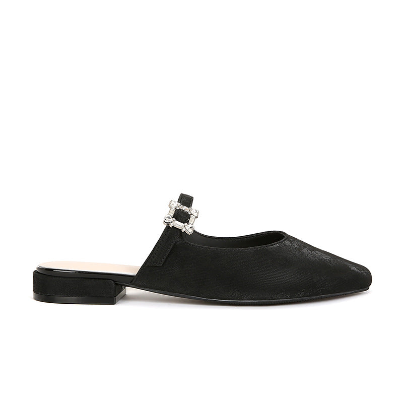 Dame Elegante Slipper med dekorativt spænde-detalje Stilla