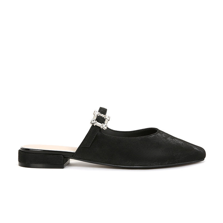 Dame Elegante Slipper med dekorativt spænde-detalje Stilla