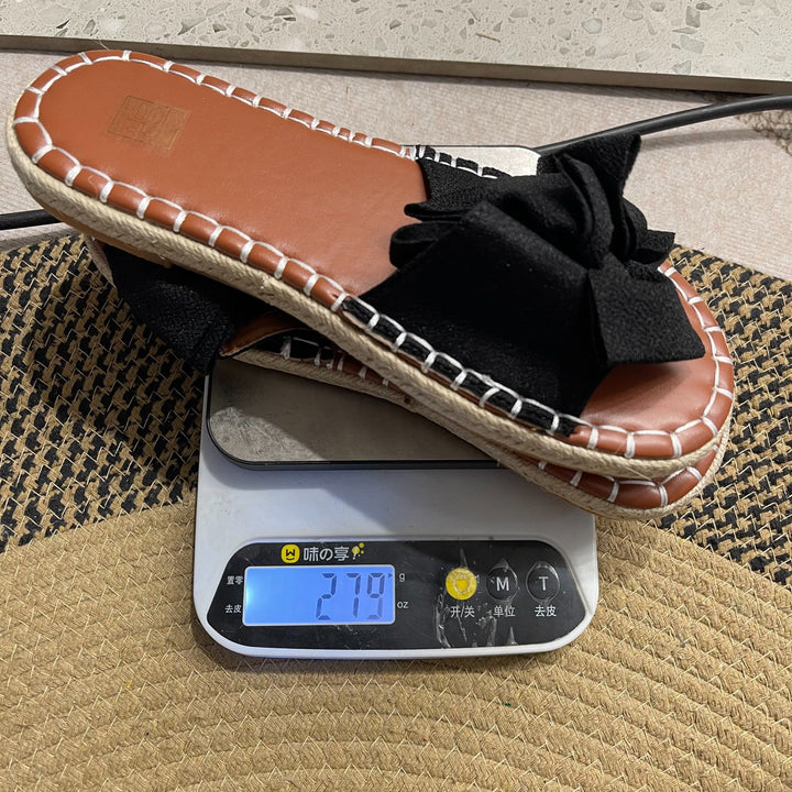 Dame Statement Pantolette med sløjfedetalje Stilla