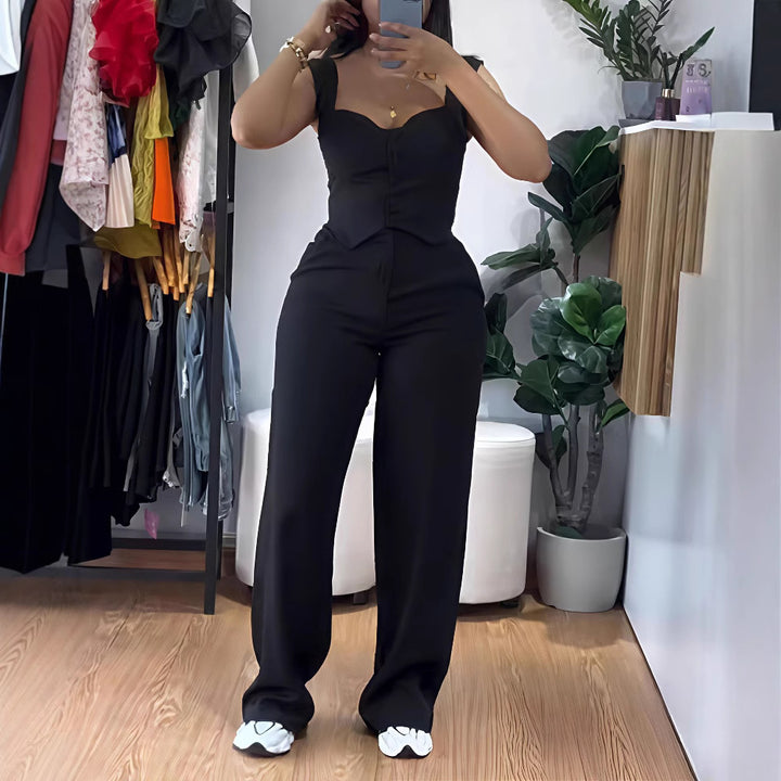 Dame Elegant og figursyet Jumpsuit Skovae