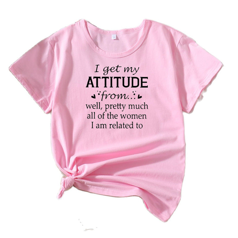 Kvinder Sjove Citater Grafik T-Shirt Stilla
