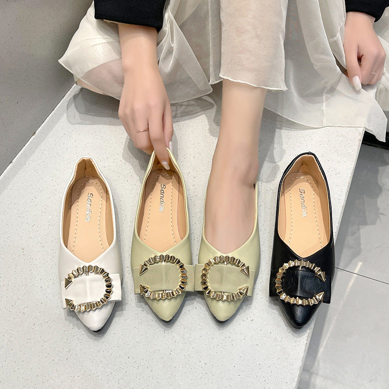 Dame Ballerinas med elegant smykkedetalje Stilla