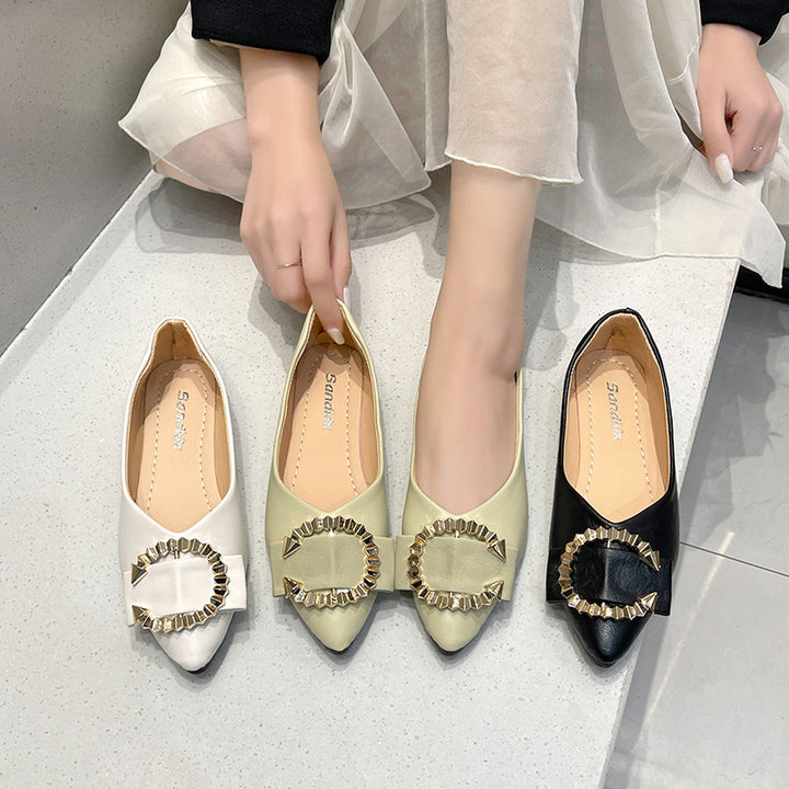 Dame Ballerinas med elegant smykkedetalje Stilla