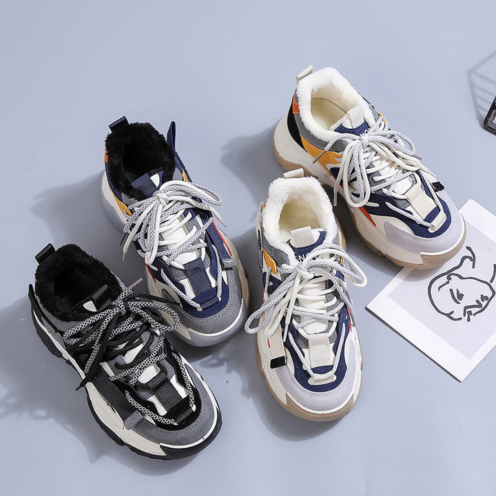 Dame Sportliche Løbesneakers med innovativ snørestilling og polstret indersål Stilla