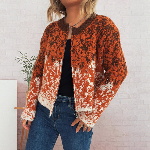 Kvinders mønstrede cardigan med luksuriøst design og moderne snit Stilla
