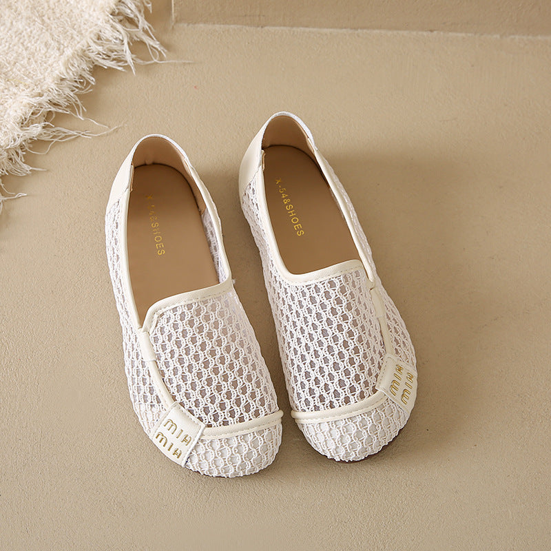 Dame netvæv slippers med komfortabel fodbedsdesign Stilla