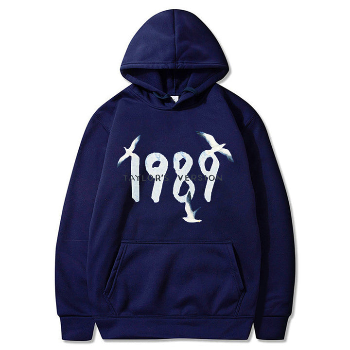 Kvinders hætte sweatshirt med kreativt fugledesign og høj kvalitet bomuld Skovae