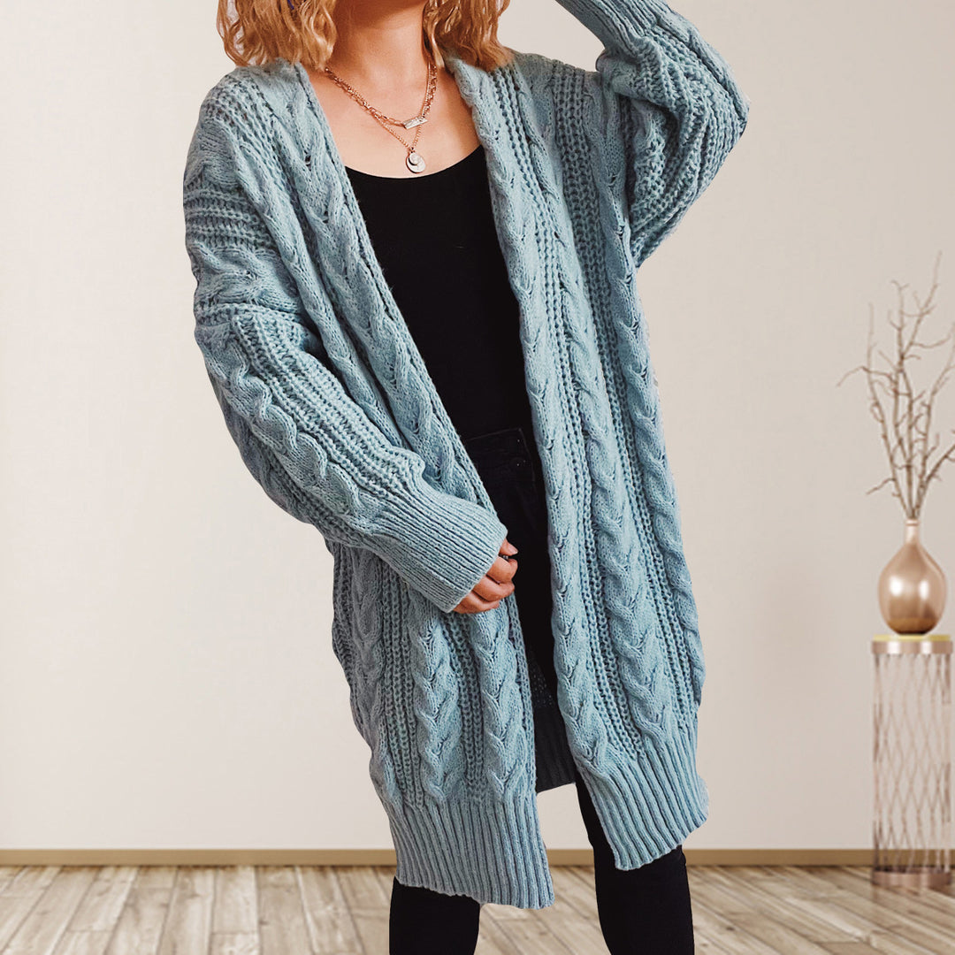 Kvinders cardigan i en afslappet oversized stil Stilla