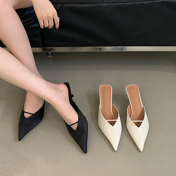 Dame elegante mules med spidst design og komfortabelt indvendigt foder Stilla