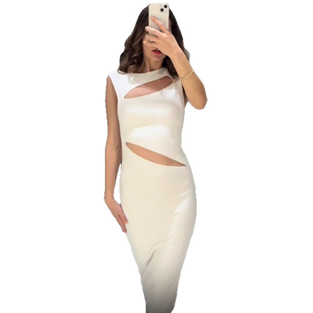 Dame Elegant Maxikjole med raffinerede Cut-Outs Stilla