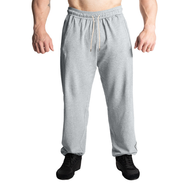 Herrer casual sweatpants med sidelæne dekorative striber og elastisk liv Stilla