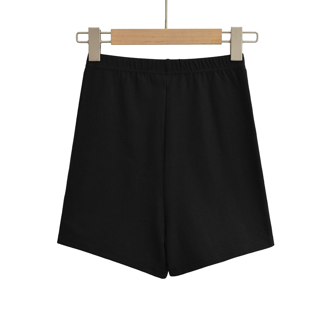 Dame Sportliche Fritidshort i let bomuldsblanding med elastisk talje Stilla
