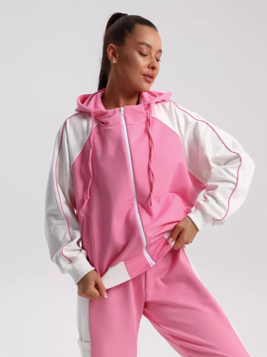 Kvinders sporty hoodie og jogger sæt Skovae