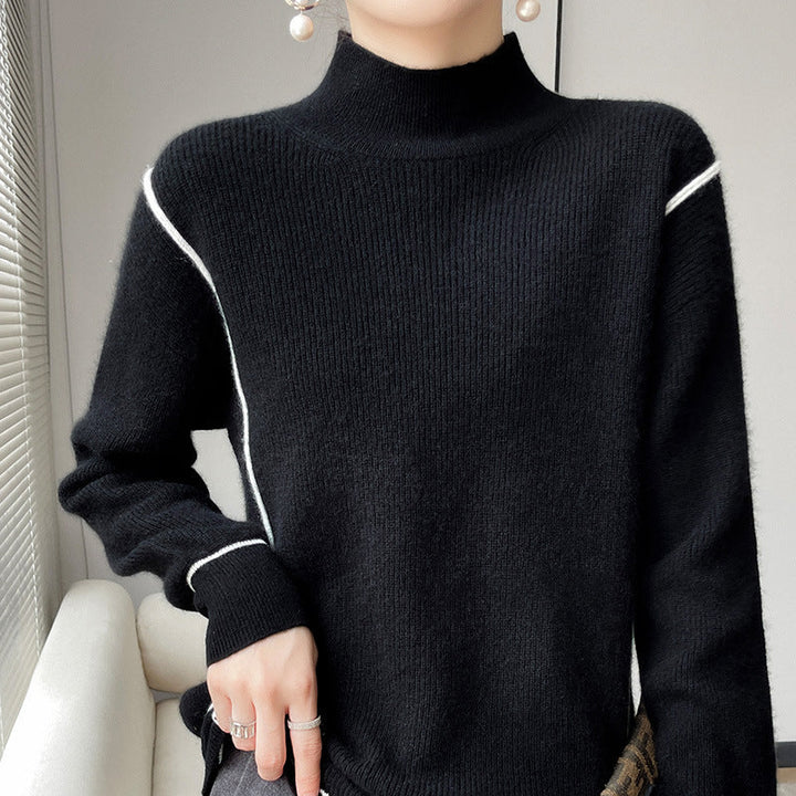 Stilla | Elegante simple rullekravepullover