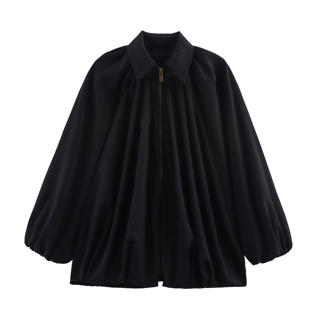 Dame elegant bluse med plisserede detaljer Stilla