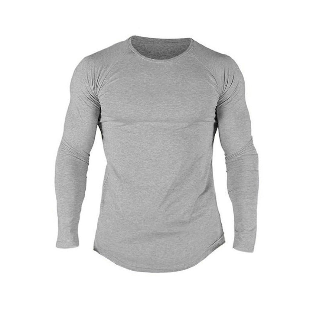 Herrer Sportsligt Langærmet T-Shirt med fugtregulerende materiale og elastisk snit Stilla
