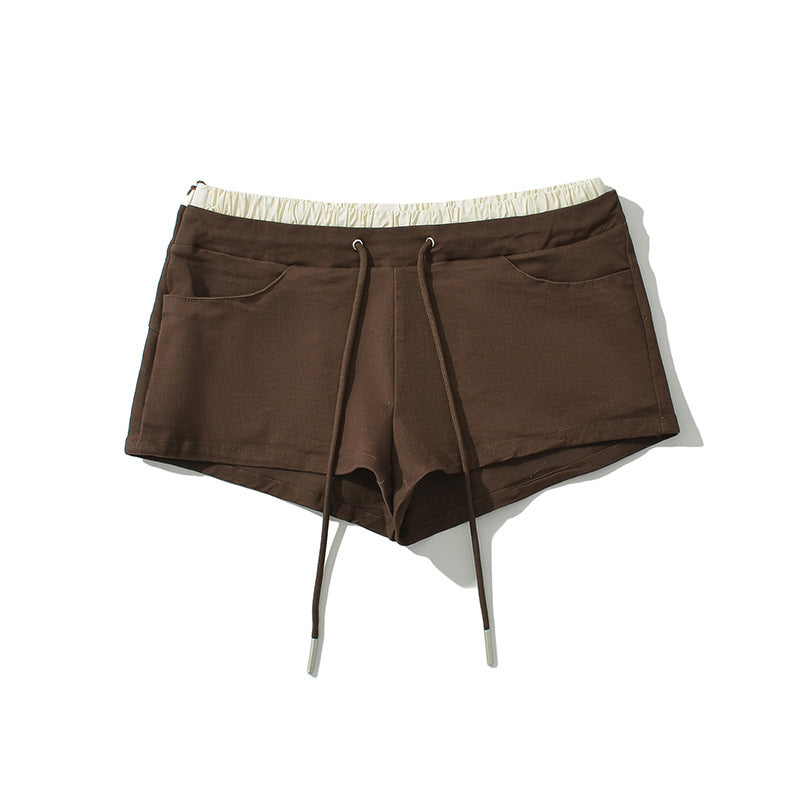 Dame fritidsshorts med elastisk talje og justerbar snor Stilla