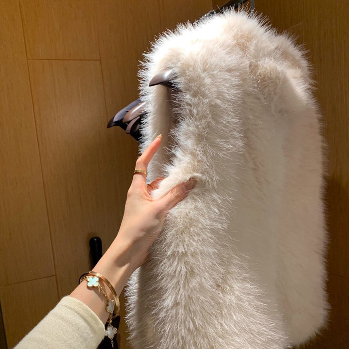 Damer fluffy og stilfuld vest Stilla