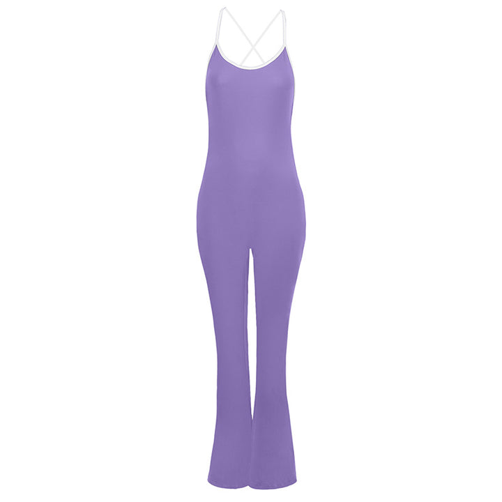 Dame jumpsuit med spaghetti stropper Skovae