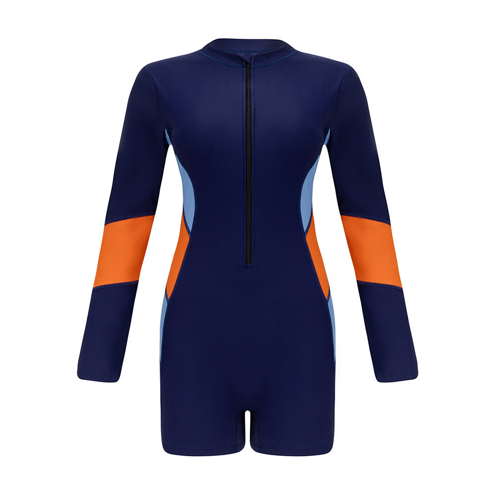 Dame Sporty Langærmet Shortsdragt Skovae