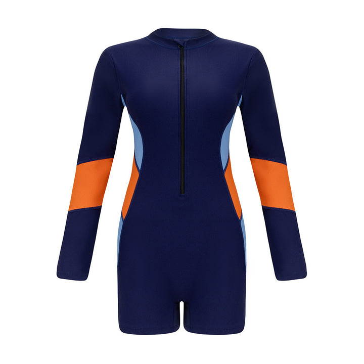 Dame Sporty Langærmet Shortsdragt Skovae