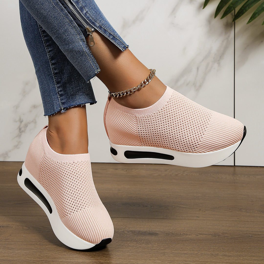 Dame åndedræts Wedge Sneakers Stilla