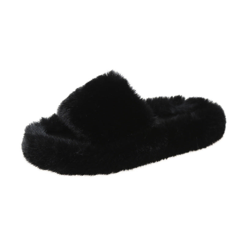 Dame Fluffy Hjemmesko med blødt Plys og ergonomisk Fodbed Stilla
