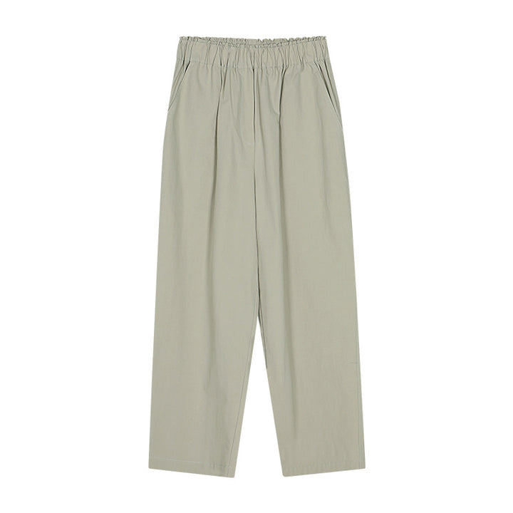 Dame elegant Palazzo-bukser med elastisk linning og sidelommer Stilla