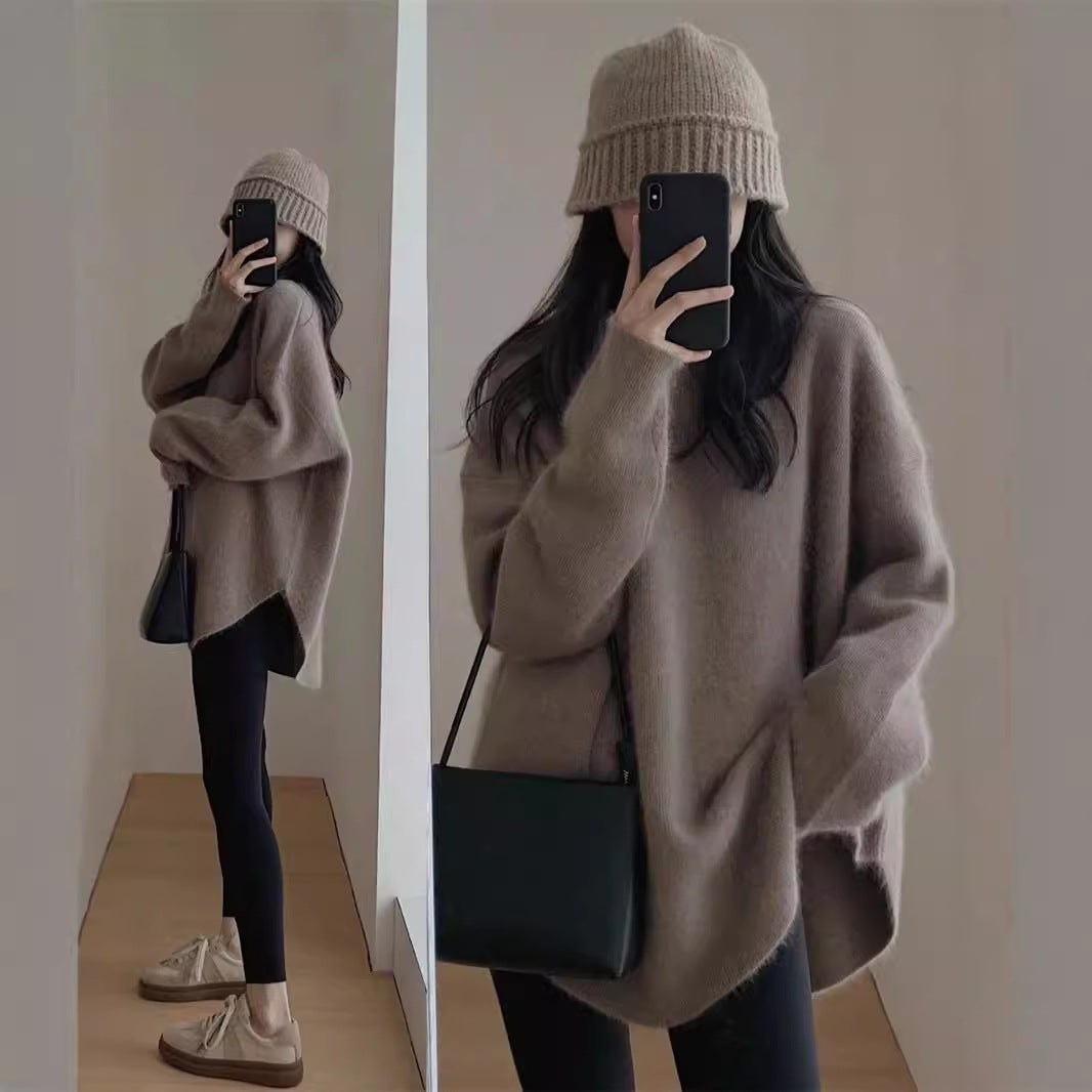 Kvinders oversized hyggesweater med struktureret overflade og afslappet pasform Stilla