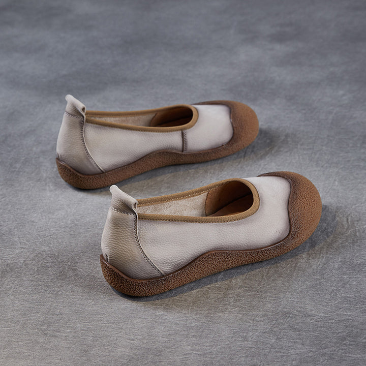 Dame Ultra-Komfort Slip-On Ballerinaer med blødt polstret fodseng Stilla