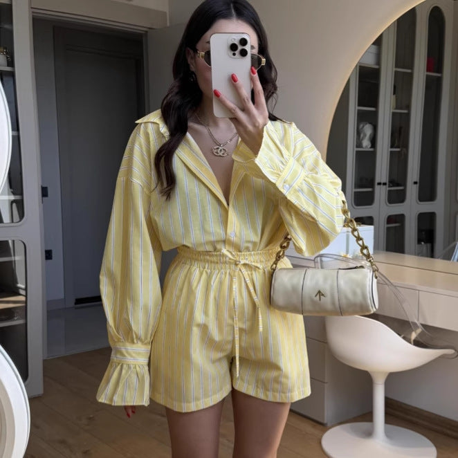Dame Mode Overall med elastisk talje Stilla