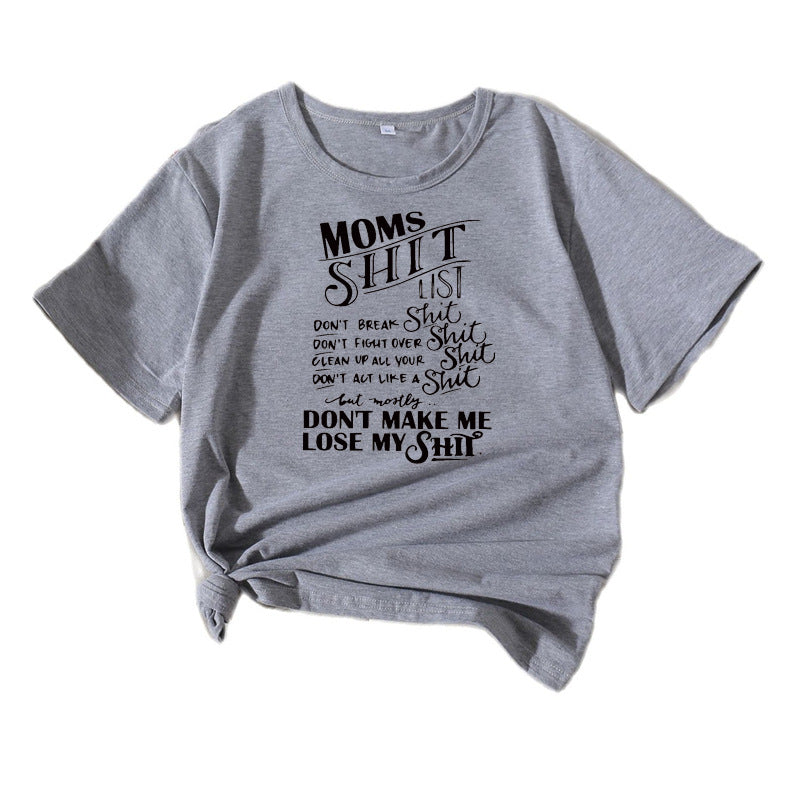 Kvinder Humoristisk Grafik Udsagn T-shirt Stilla