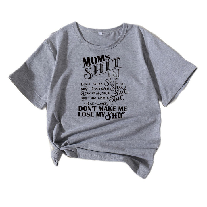 Kvinder Humoristisk Grafik Udsagn T-shirt Stilla