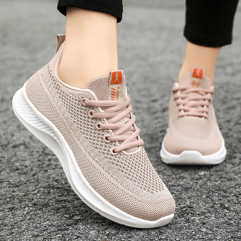 Dame Sporty Åndbare Sneakers med elastisk Overdel Stilla