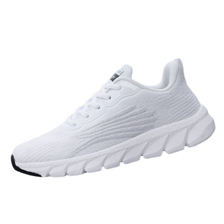 Dame nan åndbar let strik sneakers med viskoelastisk komfort sål Skovae