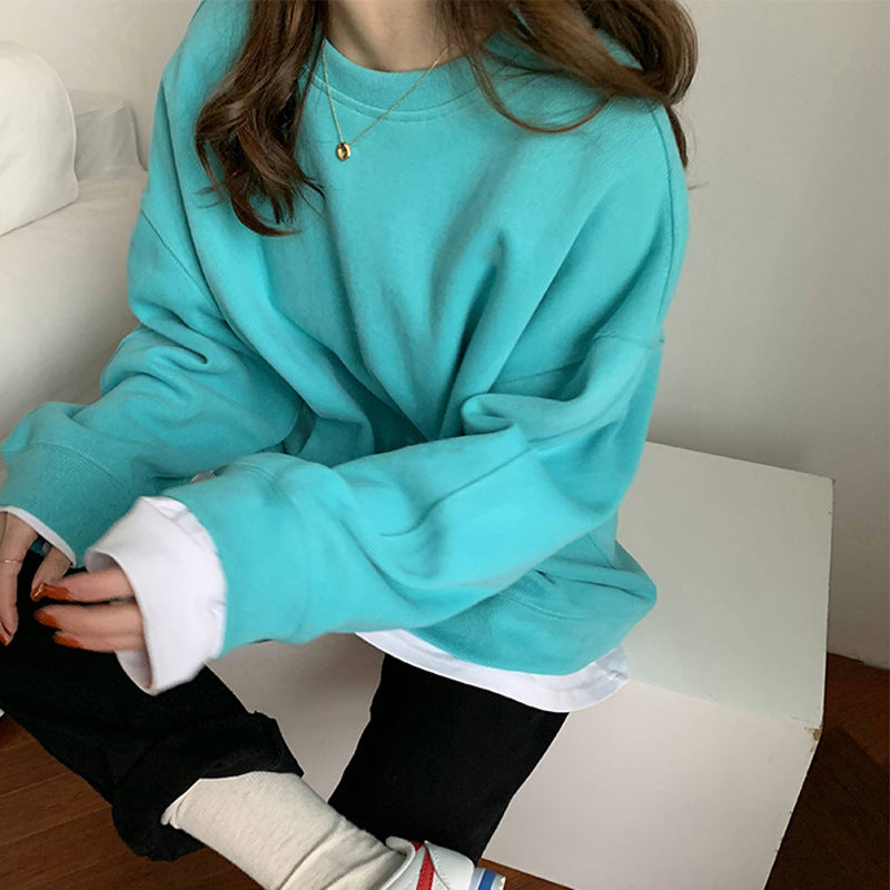 Dame Oversized Relaxed Fit Fleece Sweatshirt Stilla