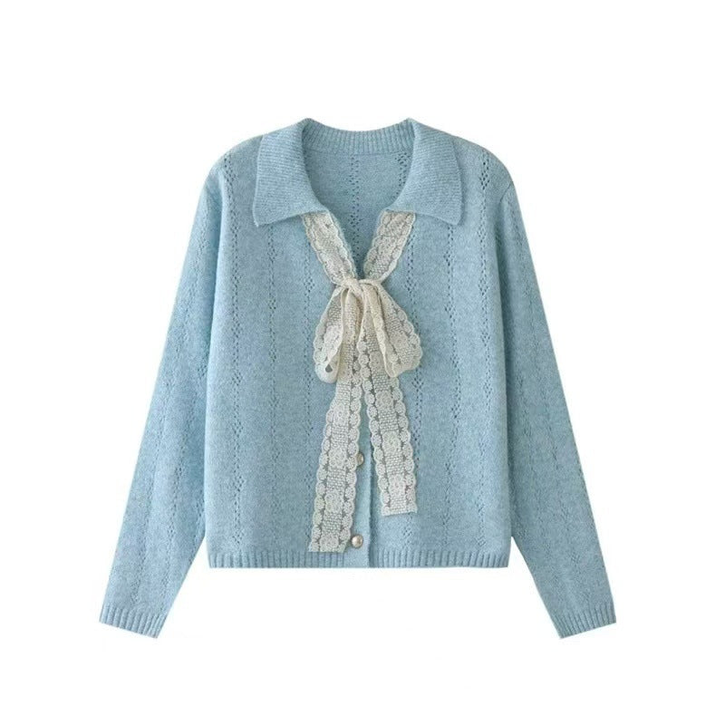 Kvinders cashmere sweater med blonder og afslappet pasform Stilla