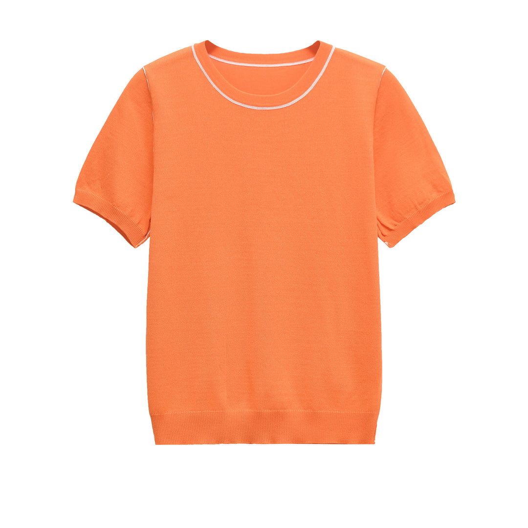 Femme Kortærmet Strikpullover Stilla