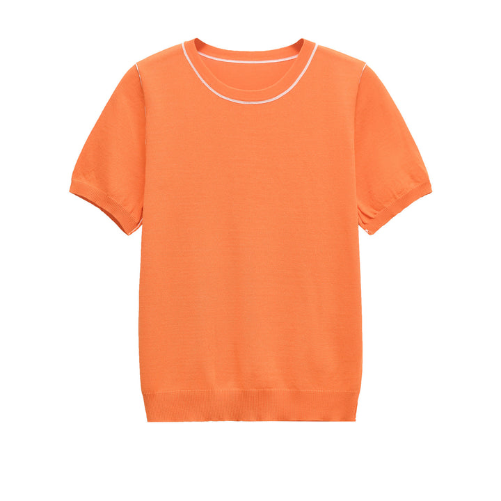 Femme Kortærmet Strikpullover Stilla