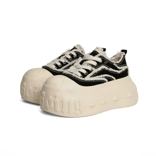 Dame platform-sneakers med iøjnefaldende design Stilla