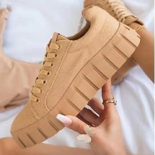 Dame Sneakers med ekstrem let profilsål og vegansk overmateriale Stilla