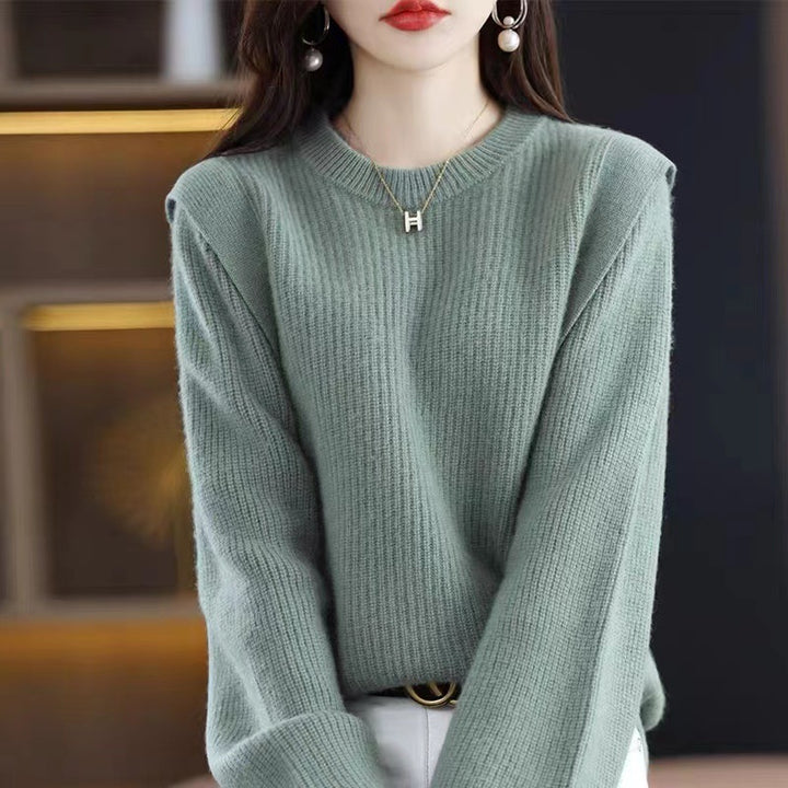 Femme Cozy Ribstrik Pullover Stilla