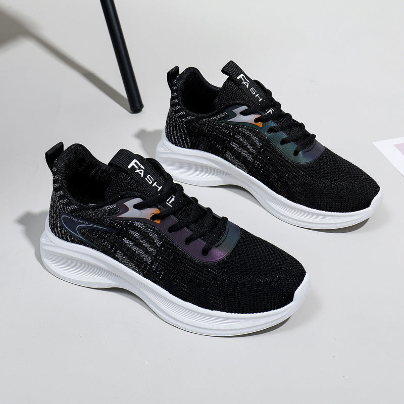 Dame Sporty Sneakers lavet af åndbart materiale med støddæmpende sål Stilla