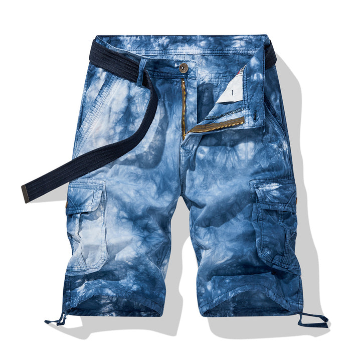 Herrer Cargo-shorts med innovativt lomme-design og fleksibel talje Stilla