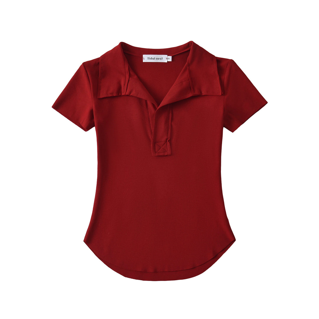 Dame Polo-Shirt med taktisk krave og kvalitets bomulds materiale Stilla